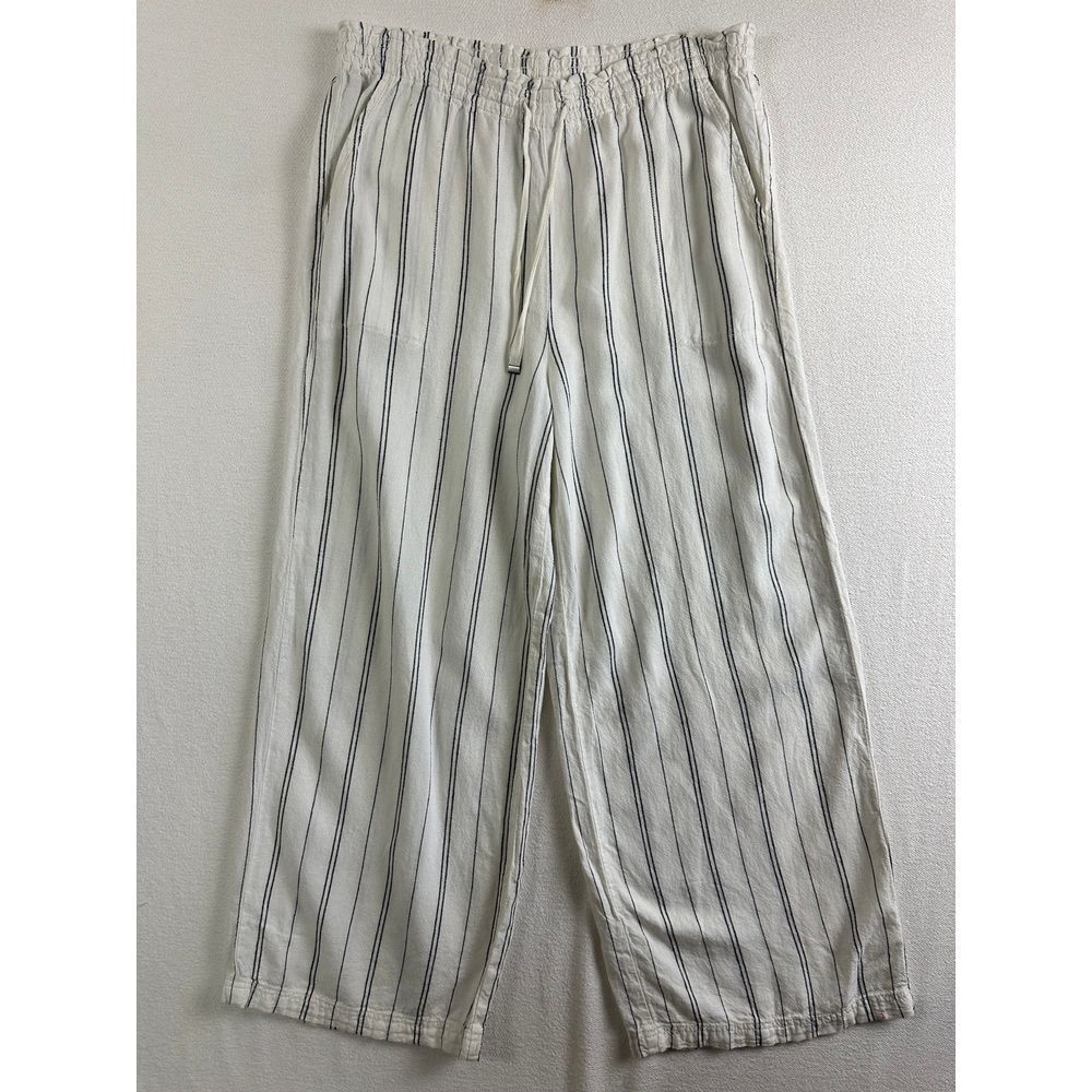 Time and Tru Pants Women's‎ Large Striped Wide Leg